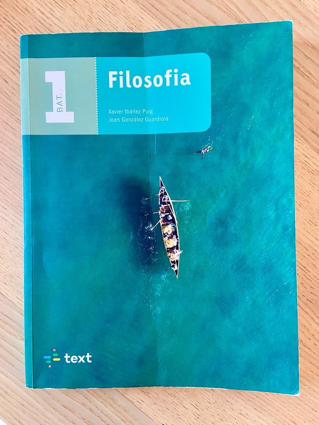 FILOSOFIA 1er Batxillerat. Text - La Galera