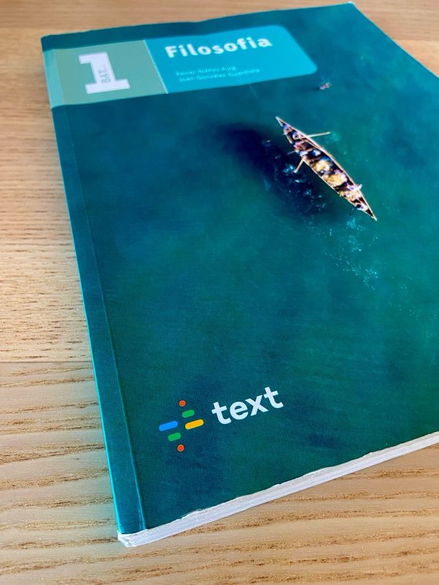 FILOSOFIA 1er Batxillerat. Text - La Galera