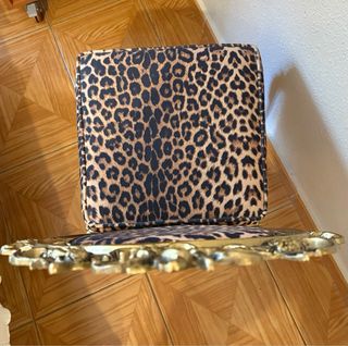 Silla barroca leopardo trono kitsch