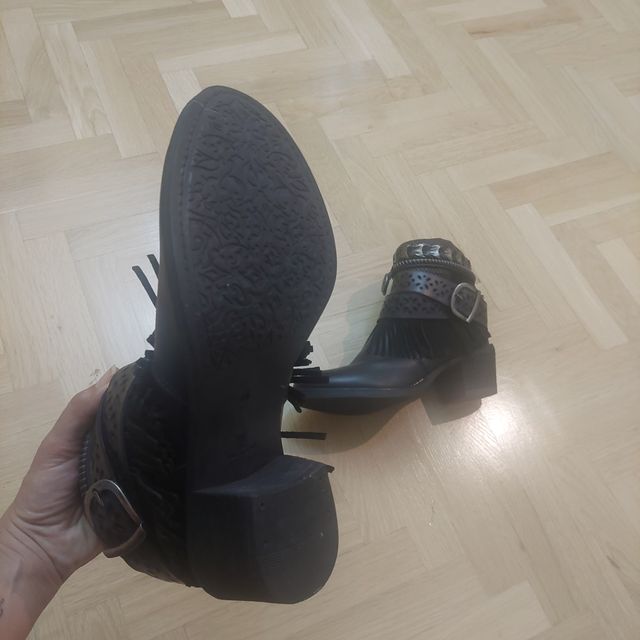Botines negros piel - NUEVOS sin extrenar