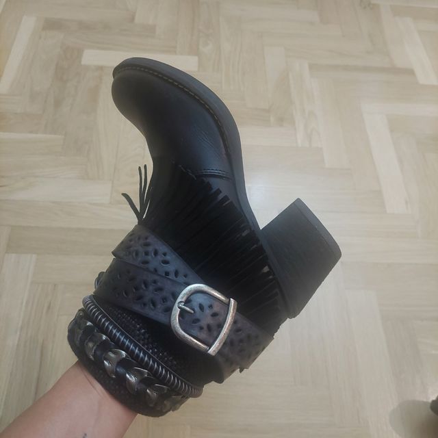 Botines negros piel - NUEVOS sin extrenar