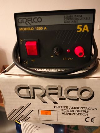 Fuente alimentación 5A, marca GRELCO