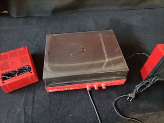 Tocadiscos Portátil a pilas francés años 80