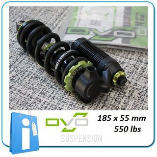DVO JADE Coil 185x55 mm Muelle 550lbs Trunnion