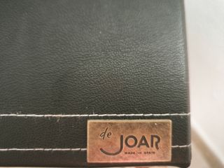 Puff baúl piel sintética negro