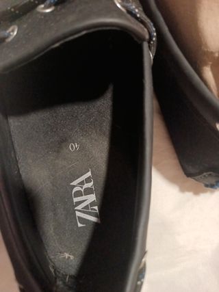 Mocasines Zara -azul marinos