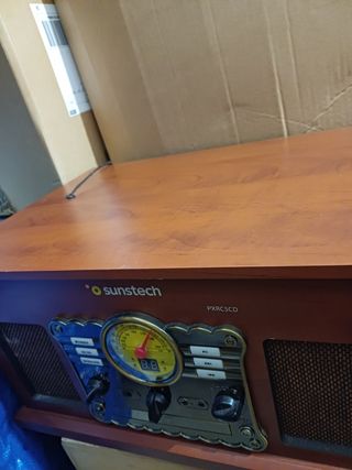 Tocadiscos Sunstech PXRC5CD Vintage