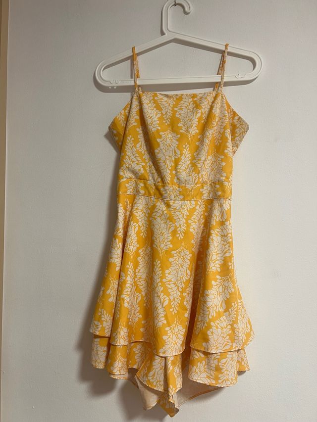 Vestido tirantes amarillo