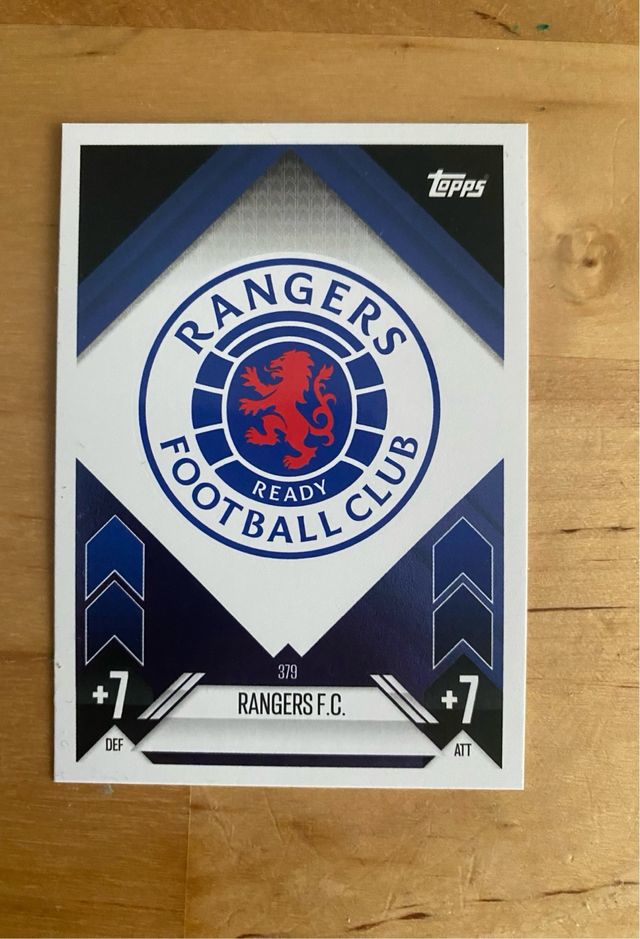 Escudo Rangers Topps Match Attax 24-25