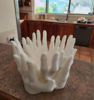 Vaso decorativo mani 3D