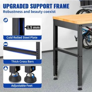 Mesa de Trabajo VEVOR Ajustable
