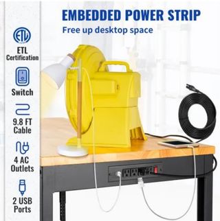 Mesa de Trabajo VEVOR Ajustable