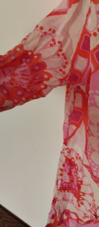 Abito  estivo rosa e rosso