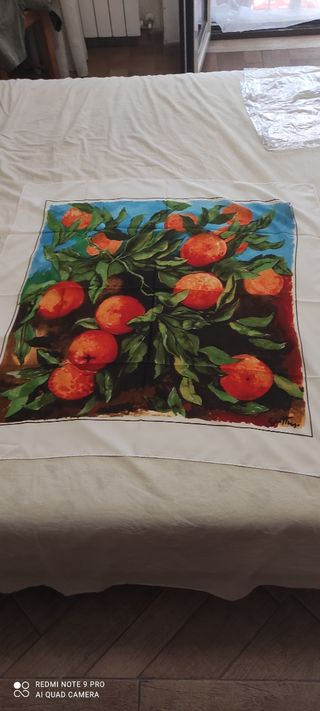 Foulard seta Guttuso - Aranci