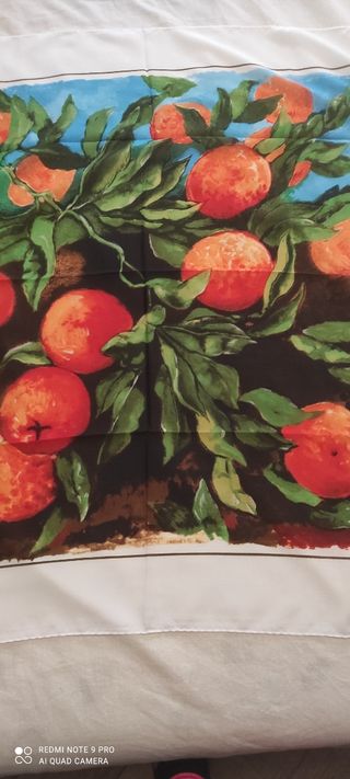 Foulard seta Guttuso - Aranci
