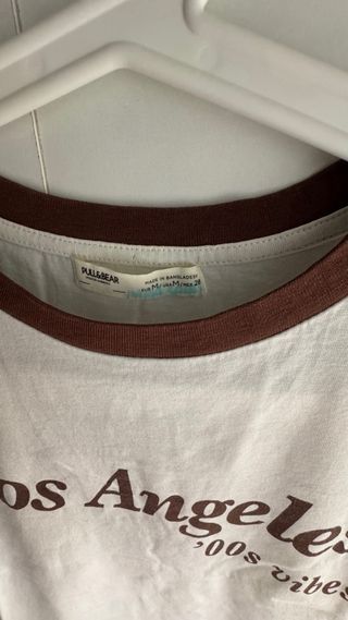 Camiseta Pull&Bear Los Angeles - Talla M