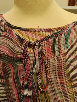 Blusa Trasparente Multicolor