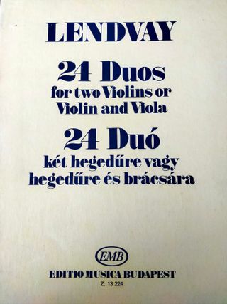 Partituras de dúos para violín y viola