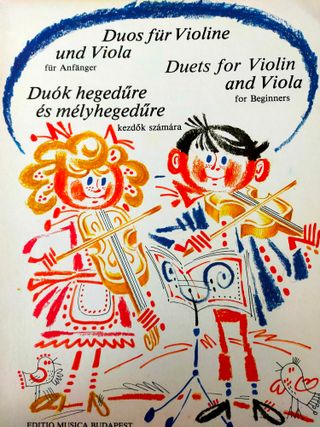Partituras de dúos para violín y viola