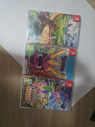 3 Juegos Nintendo Switch