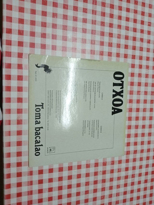 Disco in vinile Oxtoa - Toma Bacalao