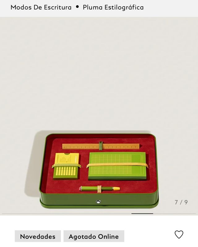 Set escritura Wes Anderson Montblanc