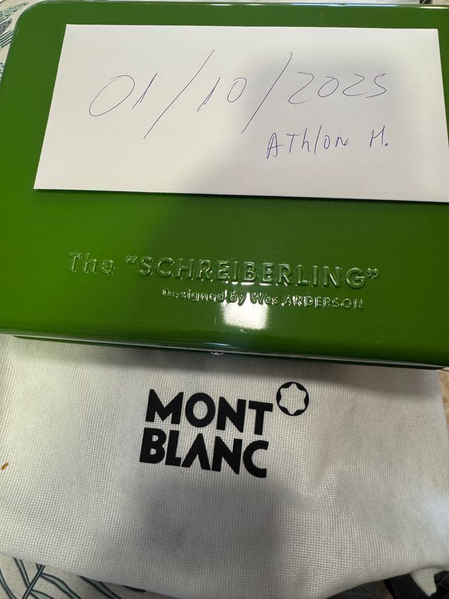 Set escritura Wes Anderson Montblanc