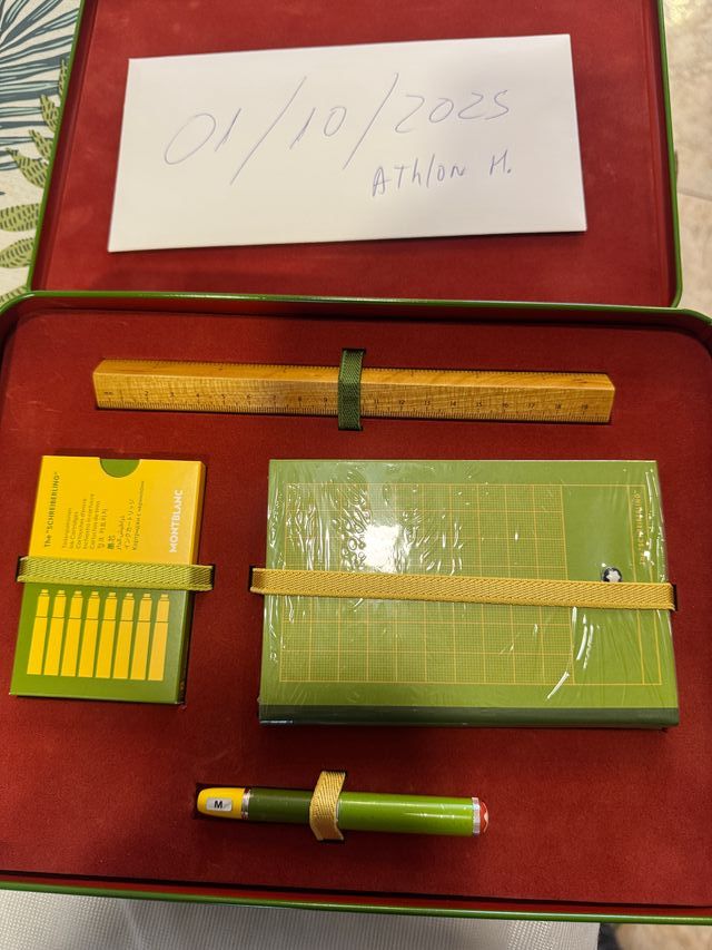 Set escritura Wes Anderson Montblanc