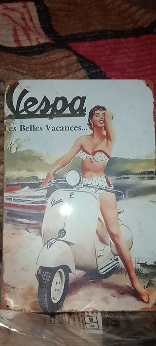 Placa Vespa Vintage