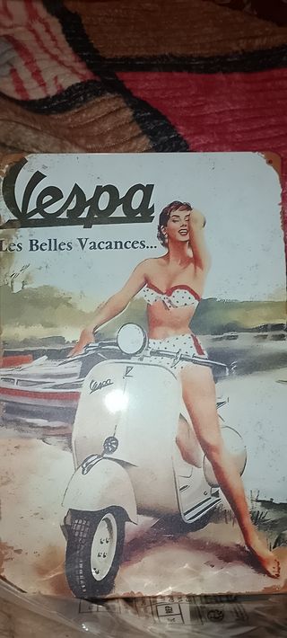 Placa Vespa Vintage