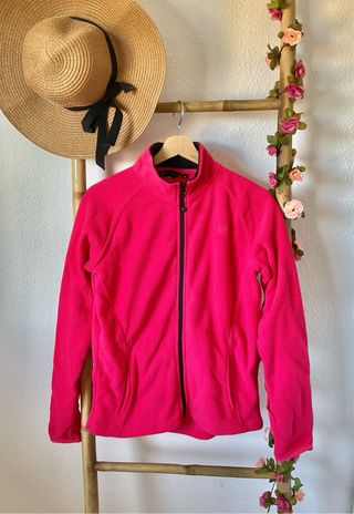 Chaqueta polar rosa