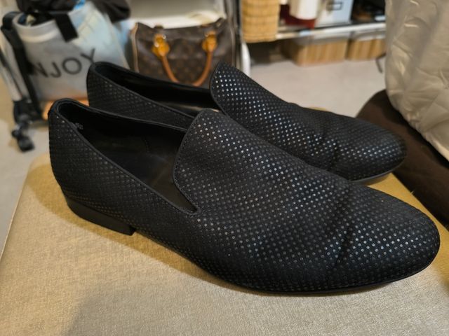 Zapatos negros vestir hombre