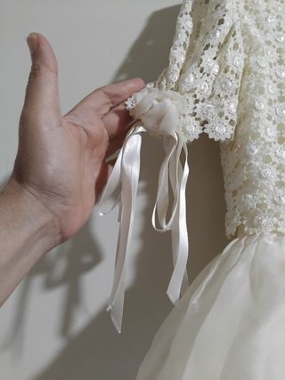 Abito Comunione Beige a principessa 