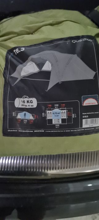 Tienda campaña Quechua 6 pers.