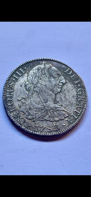 8 Reales 1783 (MBC+) Carlos III México 