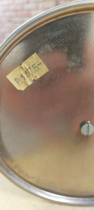 Lámpara Flexo metálica  azul vintage