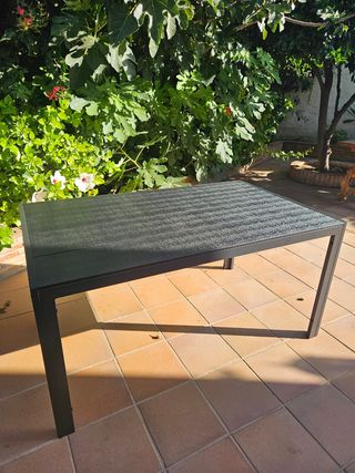 Mesa exterior madera