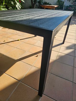 Mesa exterior madera