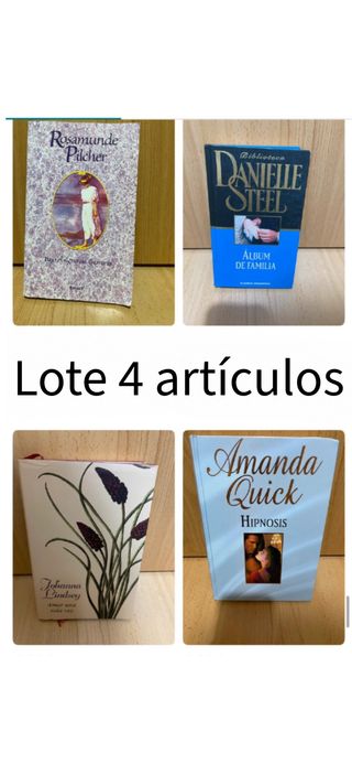 lote 4 libros novela romántica