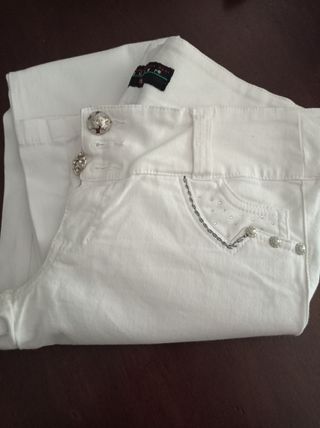Pantalones Gouter blancos