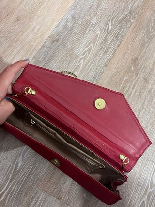 Bolso clutch rojo