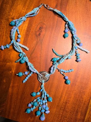 Collana Multicolore Azzurra