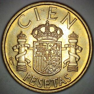 100 Pesetas España 1985