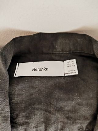 Camisa negra Bershka XL