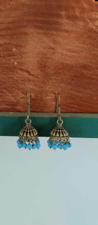 Orecchini Pendenti - Oro e Turchese