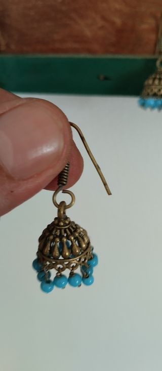 Orecchini Pendenti - Oro e Turchese
