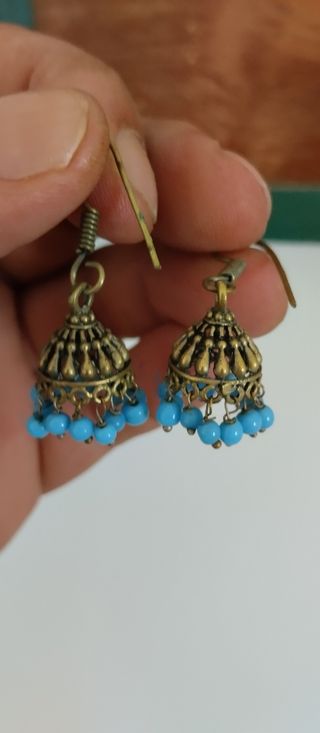 Orecchini Pendenti - Oro e Turchese