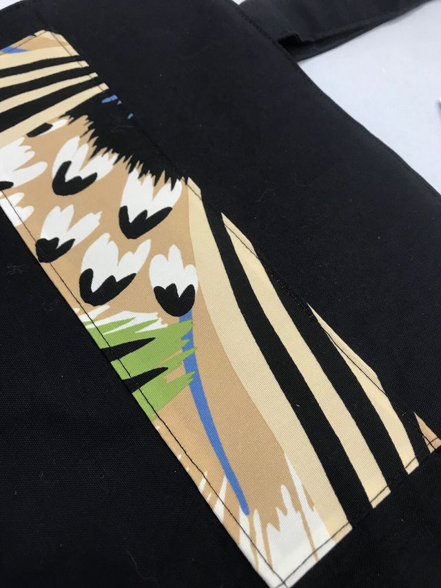 Borsa shopping nera Fantasie di Spilli