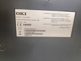 TV OKI 32" negra