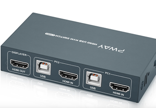 Conmutador KVM PWAY HDMI USB 2x1